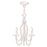 Livex Alessia 3 Light Mini Chandelier, Antique White - 40793-60