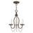 Livex Alessia 3 Light Mini Chandelier, English Bronze - 40793-92