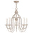 Livex Alessia 5 Light Chandelier, Brushed Nickel - 40795-91