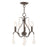 Livex Caterina 3 Light Mini Chandelier, English Bronze - 40843-92