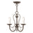 Livex Mirabella 3 Light Chandelier, English Bronze - 40863-92