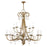 Livex Daphne 18 Light XL Chandelier, Gold Leaf/Clear Crystals - 40870-48