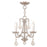 Livex Daphne 3 Light Mini Chandelier, Brushed Nickel - 40873-91