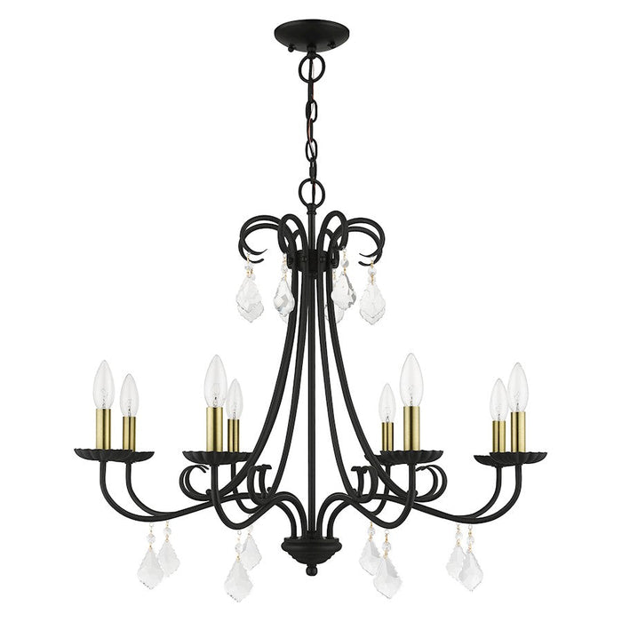 Livex Daphne 8 Light Large Chandelier