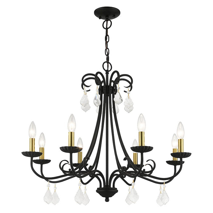 Livex Daphne 8 Light Large Chandelier