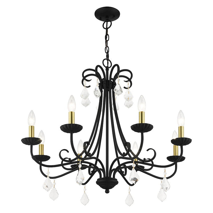 Livex Daphne 8 Light Large Chandelier