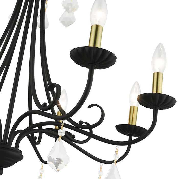 Livex Daphne 8 Light Large Chandelier