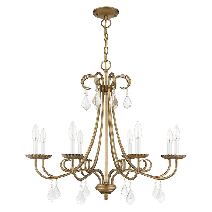 Livex Daphne 8 Light Large Chandelier