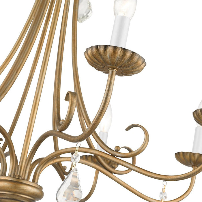 Livex Daphne 8 Light Large Chandelier