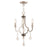 Livex Glendale 3 Light Mini Chandelier, Brushed Nickel - 40883-91