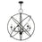 Livex Aria 6 Light Globe Pendant Chandelier