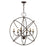 Livex Aria 6 Light Globe Pendant Chandelier