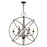 Livex Aria 6 Light Globe Pendant Chandelier