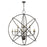 Livex Aria 12 Light Grande Foyer Chandelier, BZ/BS/Crystals - 40909-07