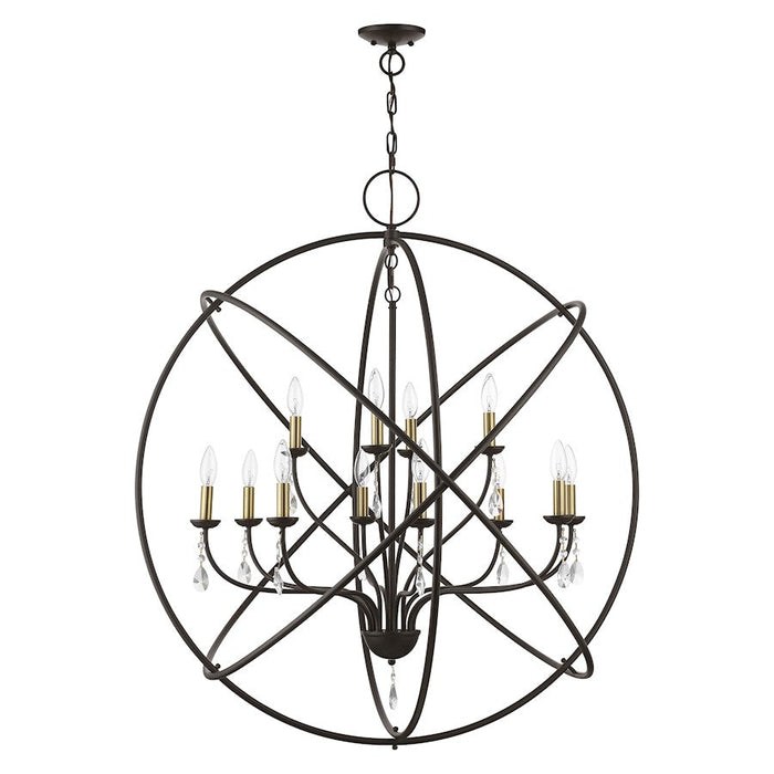 Livex Aria 12 Light Grande Foyer Chandelier