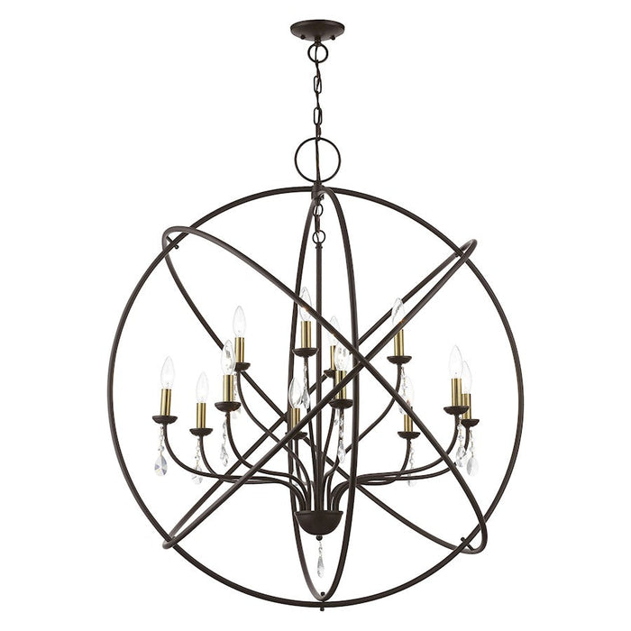 Livex Aria 12 Light Grande Foyer Chandelier