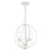 Livex Arabella 3 Light Globe Mini Chandelier/Semi-Flush Mount