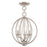 Livex Arabella 3 Light Convertible Mini Chandelier/Ceiling, Chrome - 40913-05