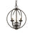 Livex Arabella 3 Light Globe Mini Chandelier/Semi-Flush Mount