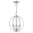 Livex Arabella 3 Light Globe Mini Chandelier/Semi-Flush Mount