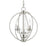 Livex Arabella 3 Light Globe Mini Chandelier/Semi-Flush Mount