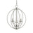 Livex Arabella 3 Light Globe Mini Chandelier/Semi-Flush Mount