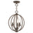 Livex Arabella 3 Light Convertible Mini Chandelier/Ceiling, Bronze - 40913-92