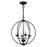 Livex Arabella 4 Light Globe Chandelier/Semi-Flush Mount