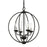 Livex Arabella 4 Light Globe Chandelier/Semi-Flush Mount