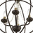 Livex Arabella 4 Light Globe Chandelier/Semi-Flush Mount