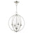 Livex Arabella 4 Light Globe Chandelier/Semi-Flush Mount