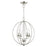 Livex Arabella 4 Light Globe Chandelier/Semi-Flush Mount