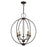 Livex Arabella 4 Light Globe Chandelier/Semi-Flush Mount