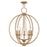 Livex Arabella 5 Light Chandelier, Antique Gold Leaf - 40915-48