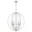 Livex Arabella 4 Light Globe Chandelier/Semi-Flush Mount