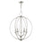 Livex Arabella 4 Light Globe Chandelier/Semi-Flush Mount