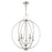 Livex Arabella 4 Light Globe Chandelier/Semi-Flush Mount