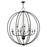 Livex Arabella 12 Light Grande Foyer Chandelier, Black/Nickel/Clear - 40919-04