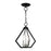 Livex Prism 2-LT Convertible Semi Flush/Pendant, Black/Nickel Cluster - 40922-04