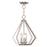 Livex Prism 3 Light Convertible Mini Chandelier/Ceiling, Chrome - 40923-05