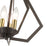 Livex Prism 3 Light Semi-Flush/Small Pendant, English Bronze/Brass