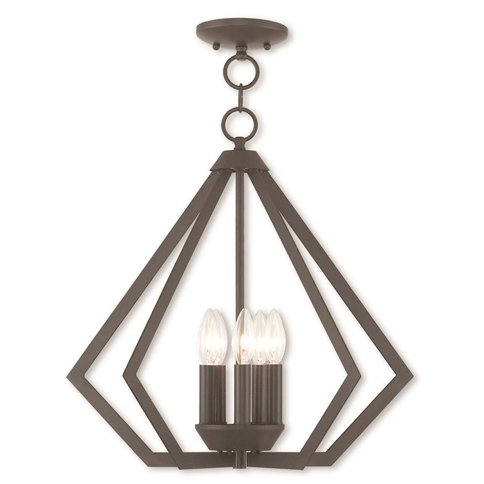 Livex Prism 5 Light Chandelier, Bronze - 40925-07