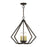 Livex Prism 5 Light Chandelier, English Bronze/Antique Brass - 40925-92