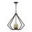 Livex Prism Chandelier, English Bronze/Antique Brass