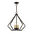 Livex Prism Chandelier, English Bronze/Antique Brass