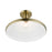 Livex Geneva 1 Light Semi-Flush Mount