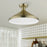 Livex Geneva 1 Light Semi-Flush Mount