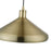 Livex Geneva 1 Light Pendant, Brass/Brass Metal/White Inside