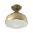 Livex Amador 1 Light Semi-Flush Mount