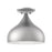 Livex Amador 1 Light Semi-Flush Mount, Nickel/Nickel Steel - 40980-91